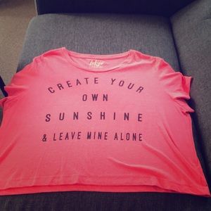 Neon pink t-shirt